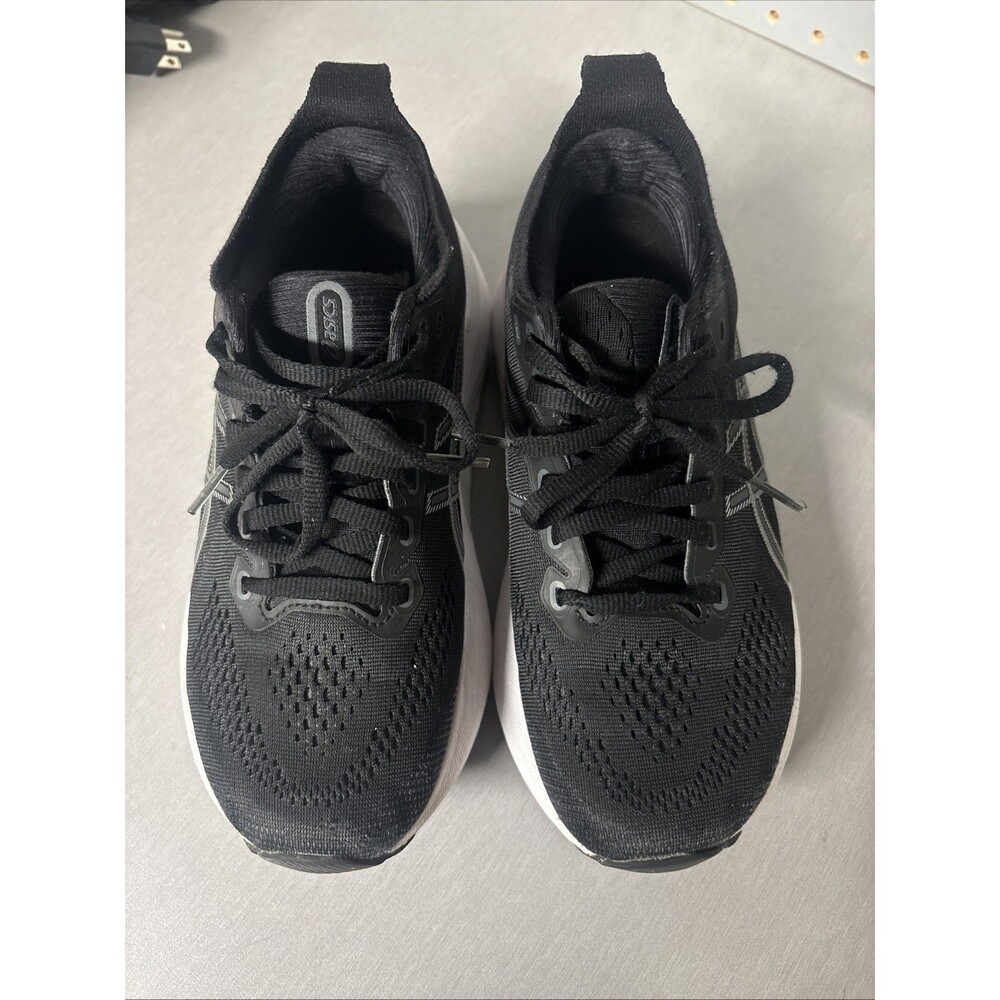 Asics Gel Kayano 31 Shoes Womens Sz 6 Black White Running Sneakers 1012B670 - Picture 5 of 16